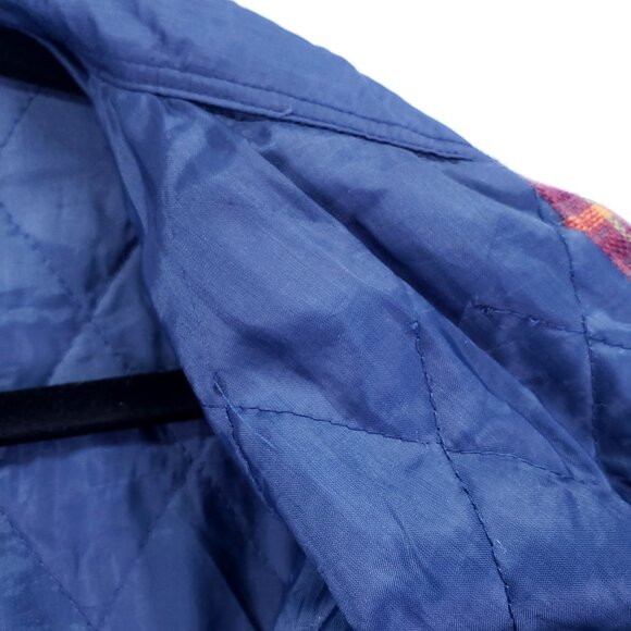 Vintage Wilderness Sweater Men's Size XL Flannel Button Up Plaid Quilted Outdoor - Picture 13 of 15